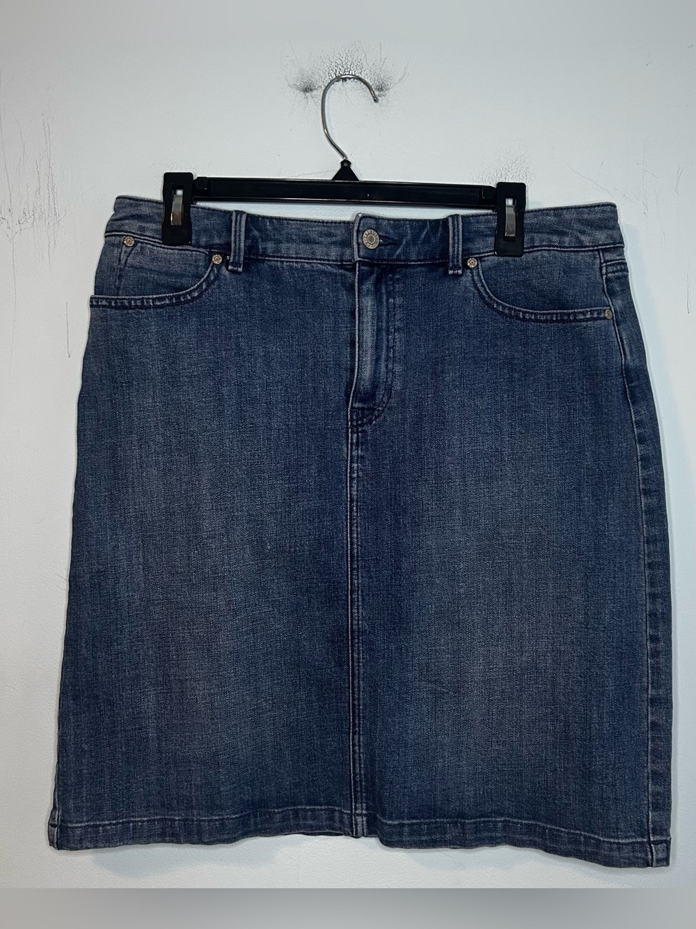Talbots Denim Pencil Skirt Size 10 Women’s